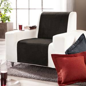 Sessel- und Sofaschoner 117387 Schwarz - Braun - Breite: 150 cm