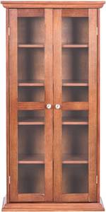 Doppeltüriger Medienschrank Braun - Holzwerkstoff - 24 x 113 x 56 cm