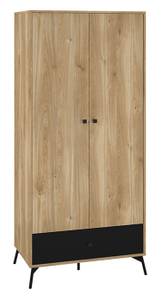 Kleiderschrank AGIS Braun - Holzwerkstoff - 90 x 200 x 55 cm