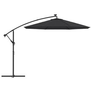 Parasol en porte-à-faux 3007815 Noir