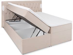 Boxbett Arona 1 mit Bettkasten Beige - Breite: 180 cm