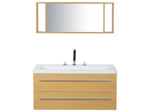 Ensemble pour salle de bain ALMERIA Beige - Argenté - Blanc