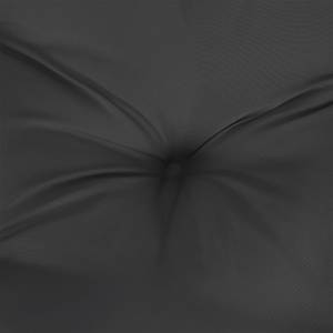 Coussin de banc de jardin Noir - Profondeur : 180 cm