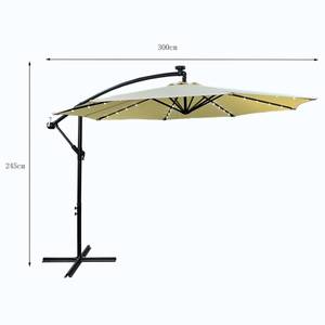 Parasol de Jardin MILIN Beige - Noir