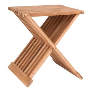 Hocker ERTO Holz teilmassiv - 40 x 45 x 35 cm