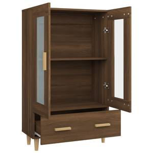 Highboard DE2225 Eiche Schwarzbraun Dekor