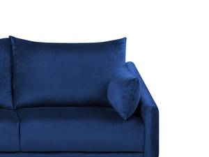 3-Sitzer Sofa VARDE Schwarz - Blau - Marineblau