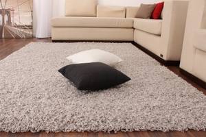 Hochflor-Teppich Sky 250 Grau