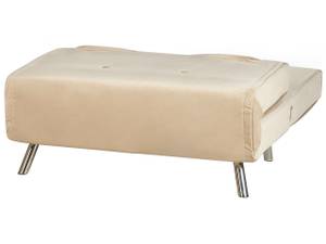 Canapé convertible FARRIS Beige - Argenté