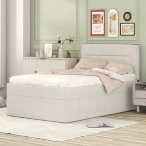 Polsterbett Einzelbett Juno Ⅱ Beige