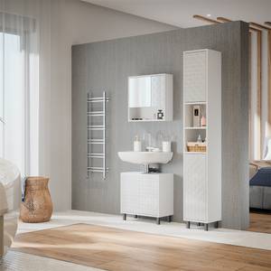 Mobilier de salle de bains Agasta Blanc