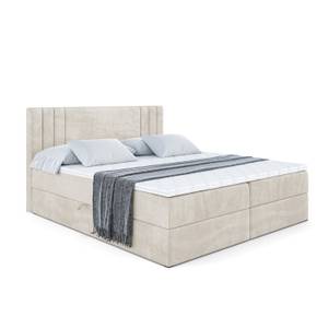 Boxspringbett IDRIKO Beige - Breite: 140 cm - H4