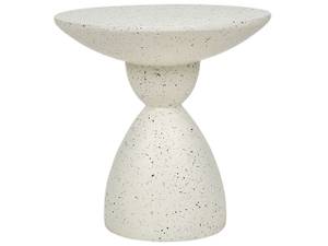 Table d'appoint CAFFI Gris - Blanc - Céramique - 50 x 52 x 50 cm