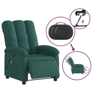 Fauteuil de massage électrique 3032264-3 Vert foncé