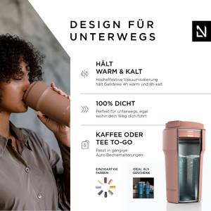 Kaffeebecher Bevægelse Pink - Höhe: 17 cm - Fassungsvermögen: 0.5 L