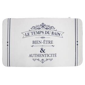 Tapis de bain Vintage Blanc - Textile - 45 x 75 x 75 cm