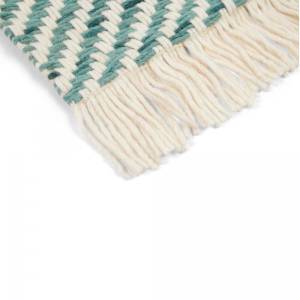 Tapis kilim TWILL Vert - 160 x 230 cm