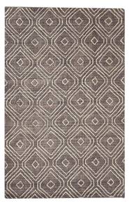 Handgefertigter Teppich Grey Suspense Beige - Grau - Textil - 160 x 230 x 1 cm