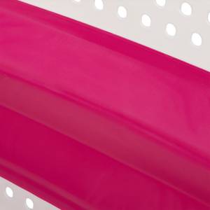 Faltbarer Wäschekorb Pink - Weiß - Kunststoff - 61 x 27 x 46 cm