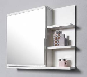 Badezimmerschrank mit Spiegel und LED Türanschlag links