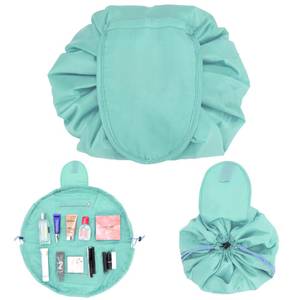 Kosmetiktasche Make Up Kulturbeutel Blau - Textil - 4 x 22 x 25 cm