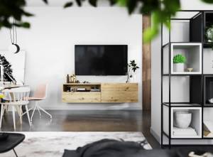 Tv-Lowboard ENJOY Loft Braun