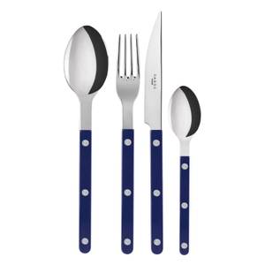 Besteckset - 4-teilig, Bistrot Blau - Metall - 1 x 24 x 1 cm