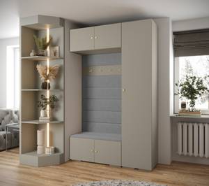 Garderobe Inova 2 Z19 Gold - Grau - Gold