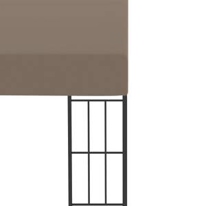 Wand-Pavillon 3005320 Taupe - Tiefe: 400 cm