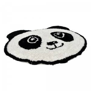 Tapis enfant PANDA 100% BIO 80 x 80 cm