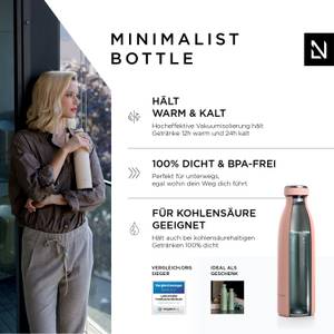 Trinkflasche Ren 7 x 24 x 7 cm - Fassungsvermögen: 0.5 L