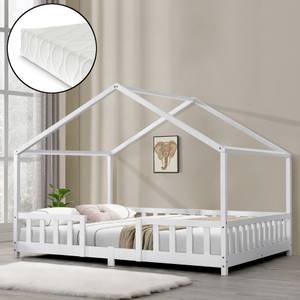 Lit enfant Treviolo avec Matelas Blanc - 146 x 142 x 207 cm