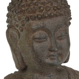 BOUDDHA-Statuette Braun - Stein - 13 x 28 x 17 cm