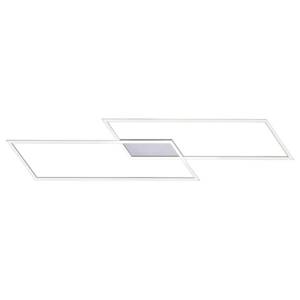 Deckenleuchte Inigo Plexiglas / Aluminium - 2 ampoules