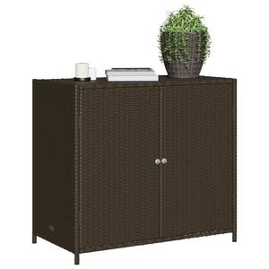 Gartenschrank DE971 Braun - Rattan - 45 x 45 x 83 cm