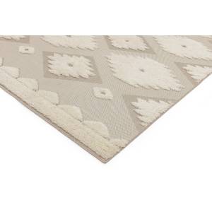 Teppich wohnzimmer FULLY TRIBAL Beige - 120 x 170 cm