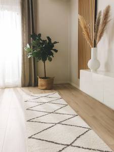 Tapis de couloir Benno Blanc - Textile - 80 x 1 x 240 cm