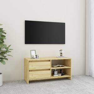 TV-Schrank D510 Braun - Massivholz - 31 x 39 x 80 cm