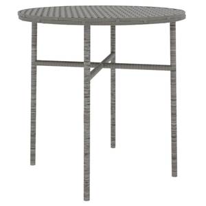 Garten-Essgruppe (3-teilig) 3013183 Grau - Kunststoff - Polyrattan - 45 x 45 x 45 cm