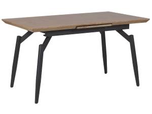 Table de salle à manger BARBOSA Noir - Marron - Bois manufacturé - 80 x 78 x 140 cm