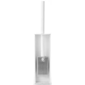 Brosse wc Platawa Blanc - Matière plastique - 6 x 33 x 6 cm