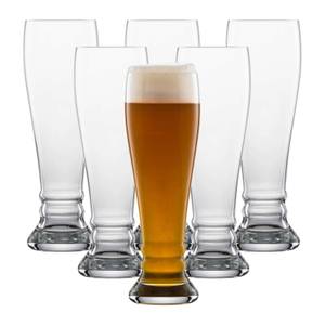 Weißbiergläser Bavaria BeerBasic 6er Set Glas - 9 x 26 x 9 cm