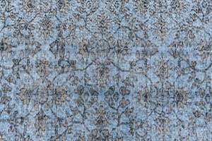 Tapis Ultra Vintage VI Bleu - Textile - 142 x 1 x 262 cm