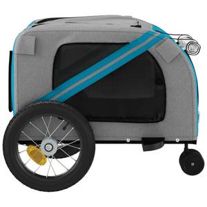 Remorque vélo pour chien 3028771-1 Bleu - 52 x 122 cm