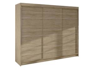 Kleiderschrank Derby 2 Braun - Holzwerkstoff - 200 x 215 x 58 cm