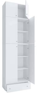 Kleiderschrank LonaXXL 3 Cremeweiß - Weiß