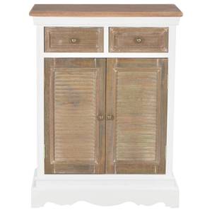 Sideboard 280074 Weiß - Metall - 60 x 80 x 60 cm