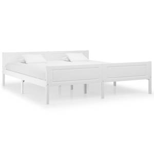 Cadre de lit 3009062-1 Blanc - Largeur : 186 cm