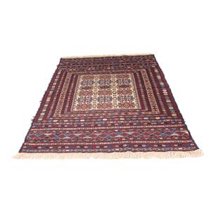 Kelim Afghan - 192x122cm Naturfaser - 122 x 1 x 192 cm