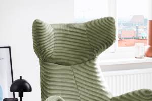 Fauteuil LOTTE Cord Vert